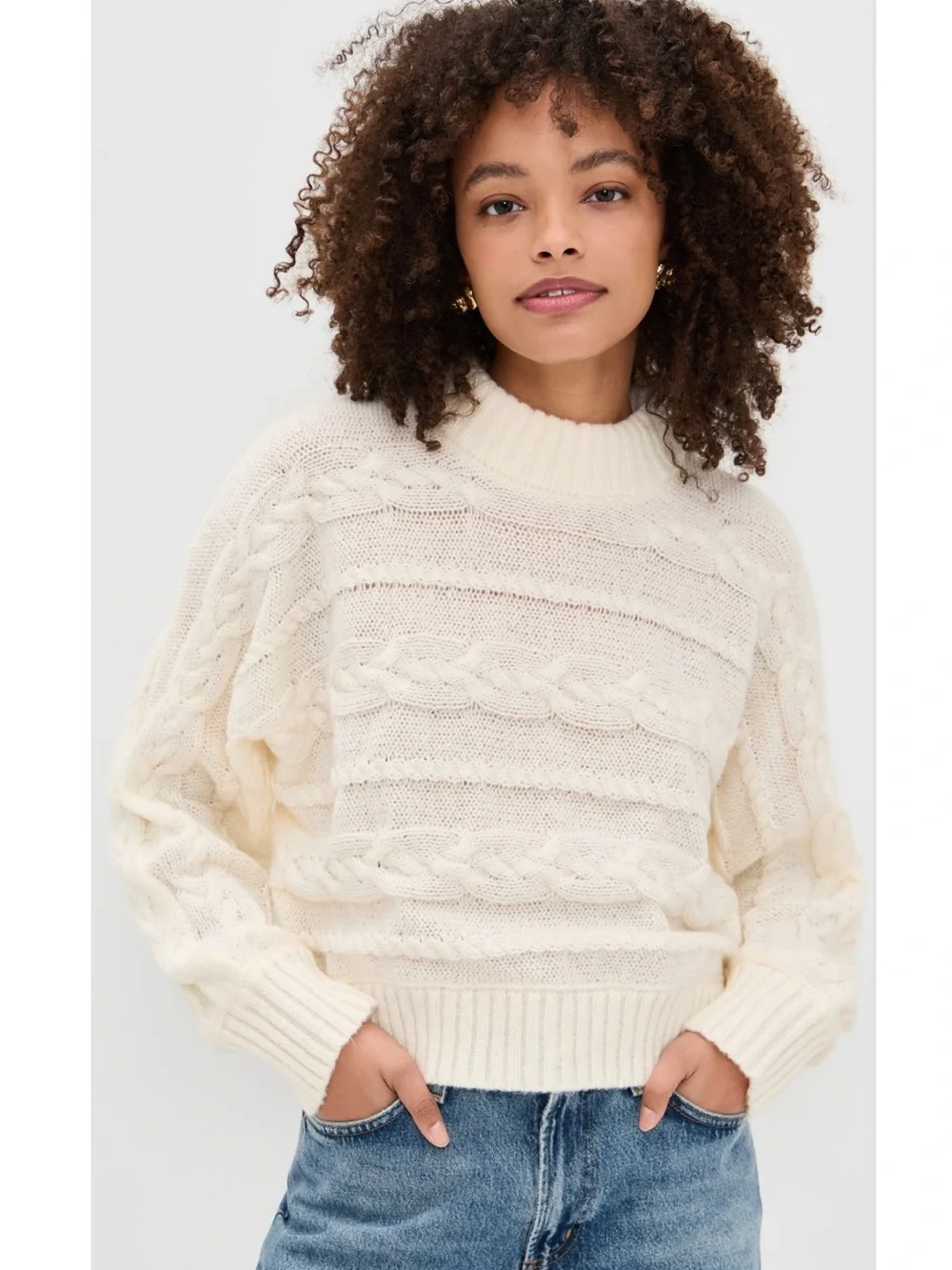 NWT Z Supply Arctic Cable Sweater Large Shopbop